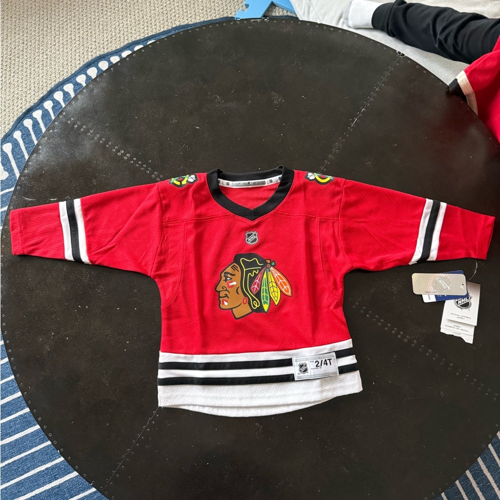 NHL Kids black hawk Jersey